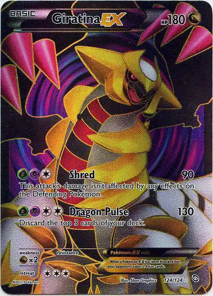 Pokemon Black & White Dragons Exalted Ultra Rare Giratina EX #124 [Lightly Played]