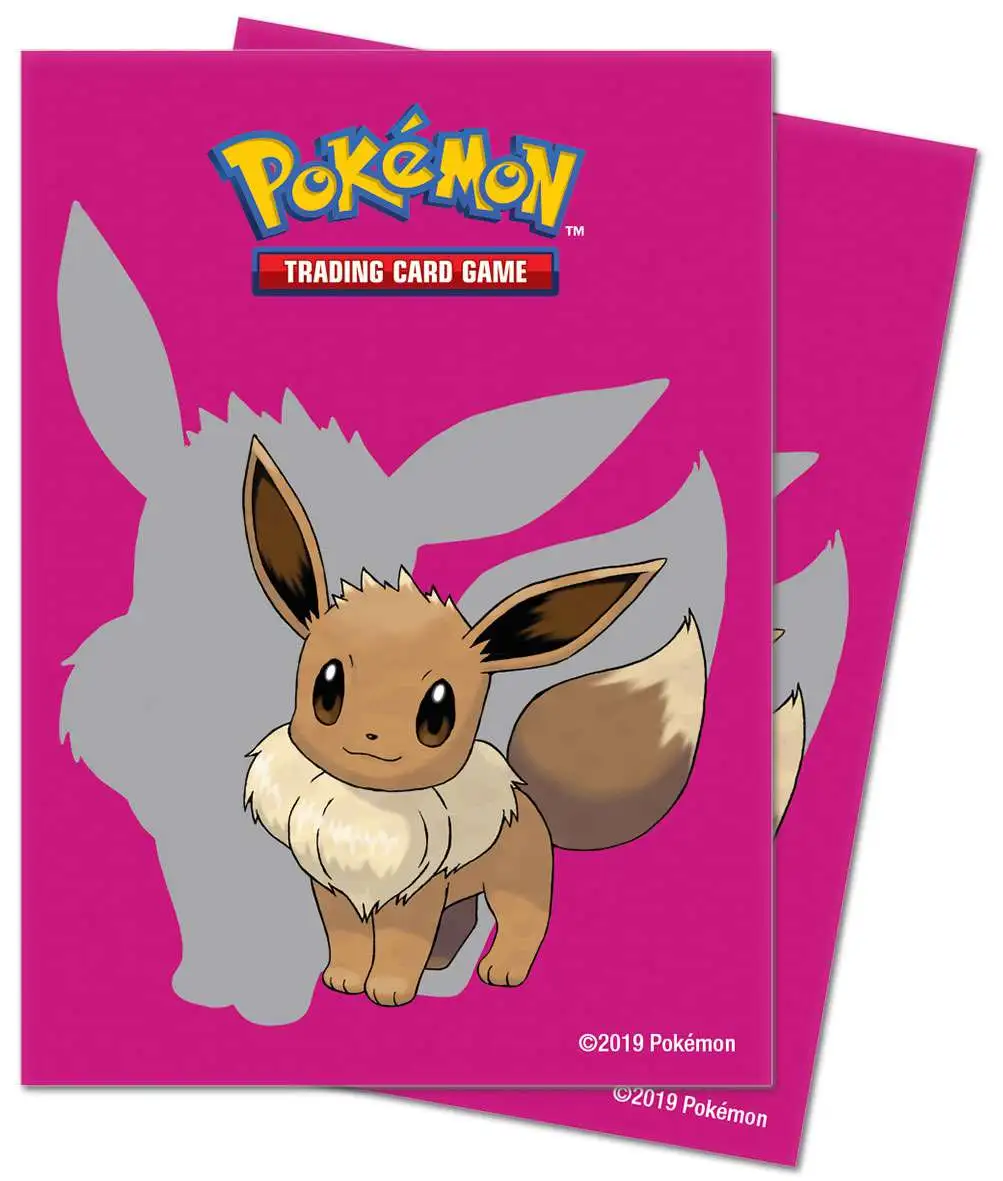 Ultra Pro Pokemon Trading Card Game Eevee 65 Card Sleeves [2019]