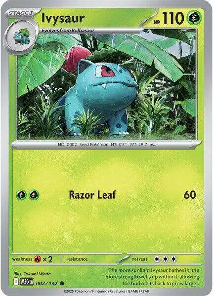 Pokemon Trading Card Game ME01: Mega Evolution Common Ivysaur #2