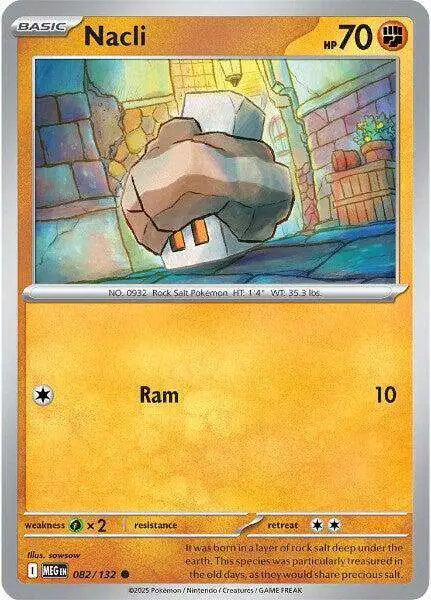 nacli pokemon card 176/091 Shiny - Paldean Fates - Tcg Tackle 30 2023 Pokemon Pal En-paldea Evolved