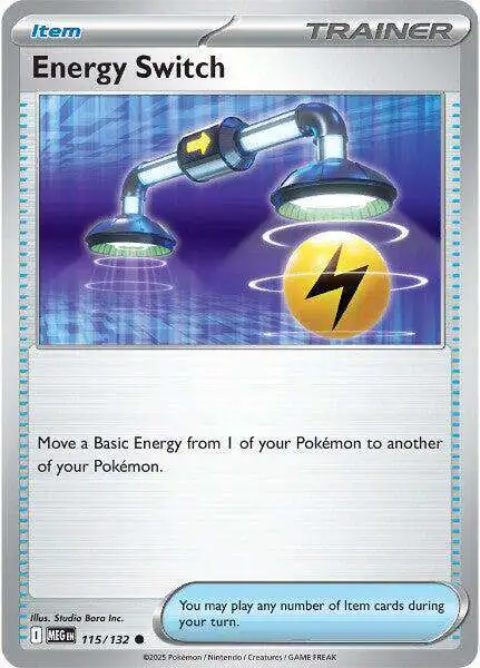 Pokemon Trading Card Game ME01: Mega Evolution Common Energy Switch #115