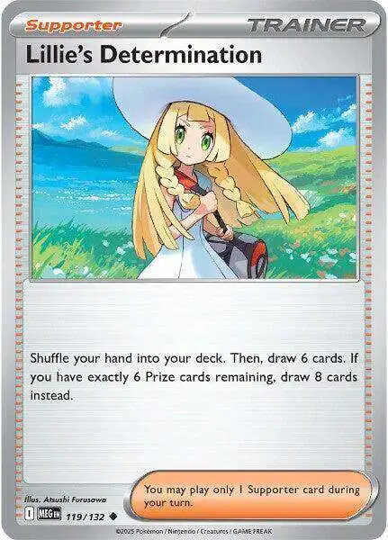 Pokemon Trading Card Game ME01: Mega Evolution Uncommon Lillie's Determination #119