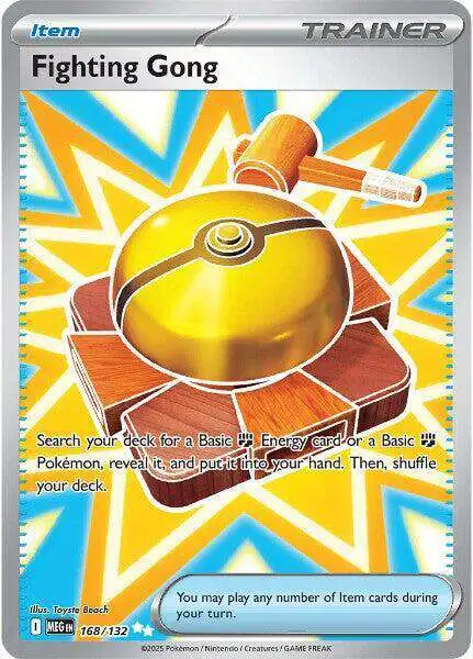 Pokemon Trading Card Game ME01 Mega Evolution Single Card Ultra Rare  Fighting Gong 168 - ToyWiz