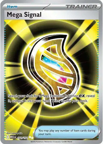 Pokemon Trading Card Game ME01 Mega Evolution Single Card Ultra Rare Mega  Signal 171 - ToyWiz
