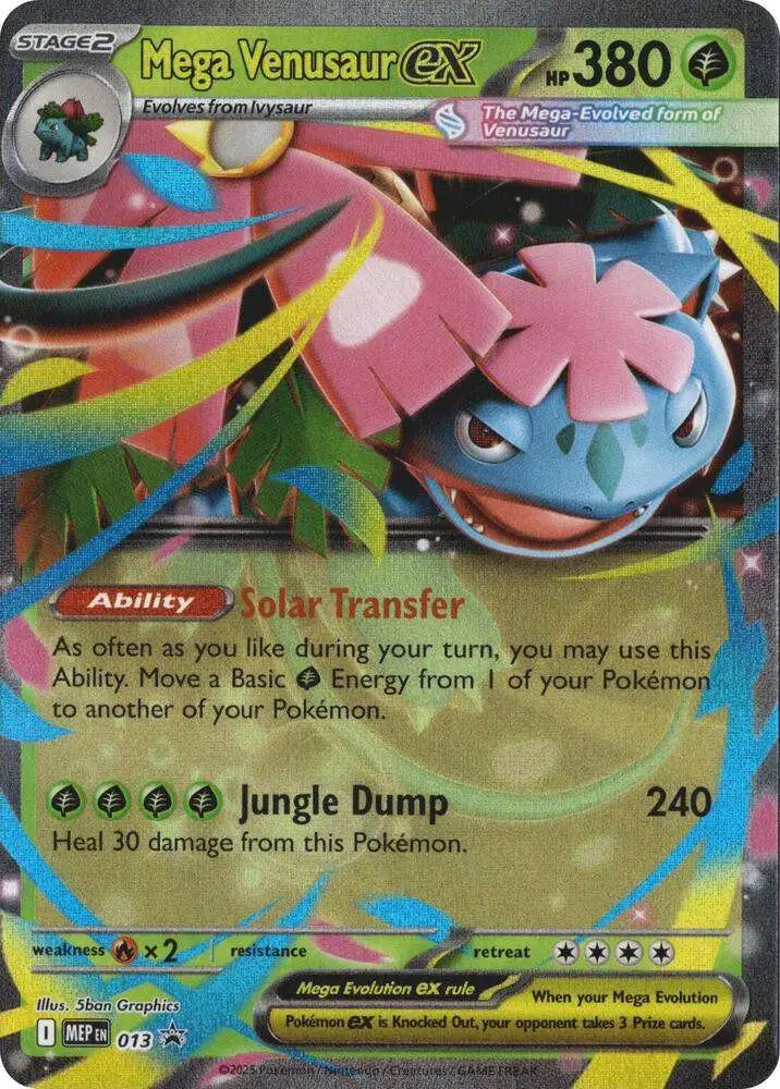 Pokemon Trading Card Game MEP: Mega Evolution Promo Promo Mega Venusaur ex #013