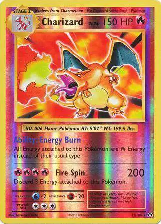 Pokemon X & Y Evolutions Reverse Holo Rare Charizard #11