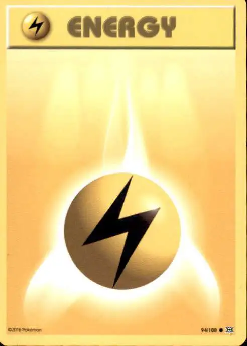 Pokemon X & Y Evolutions Common Lightning Energy #94