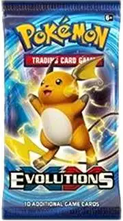 Pokémon TCG: XY-Evolutions Sleeved Booster Pack (10 cards