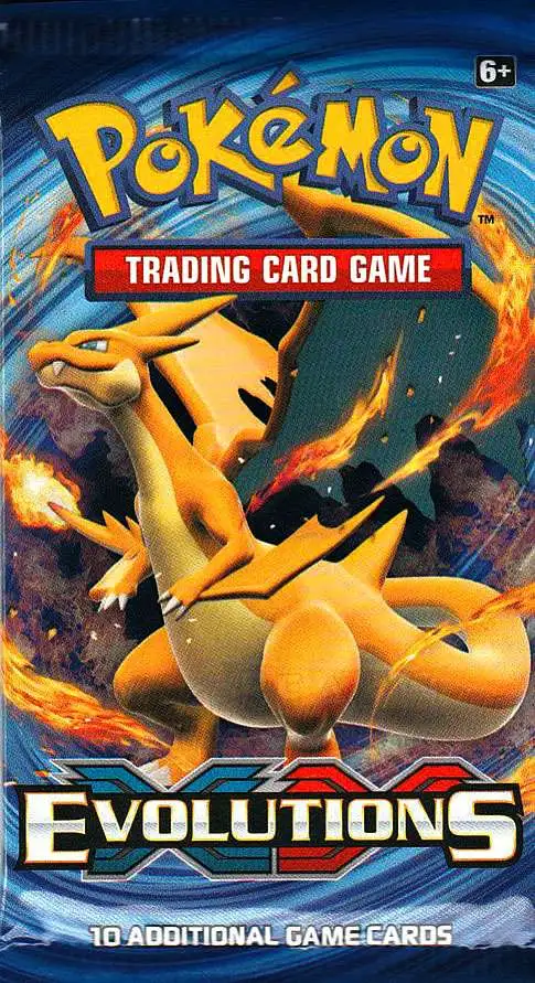 10 Game Card Pack XY Evolutions Trading Card Game Pokemon TCG 