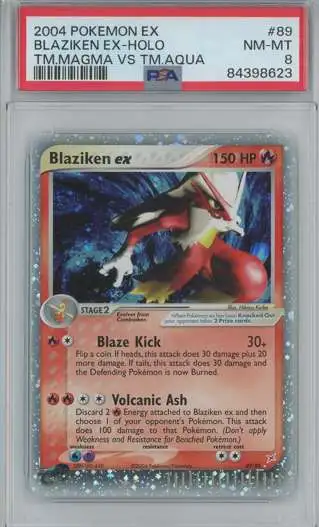Pokemon EX Team Magma vs Team Aqua Blaziken ex Ultra Rare Graded Card 89 PSA 8 Pokemon USA - ToyWiz Pokemon EX Team Magma vs Team Aqua Blaziken ex Ultra Rare Graded Card 89 PSA 8 Pokemon USA - ToyWiz