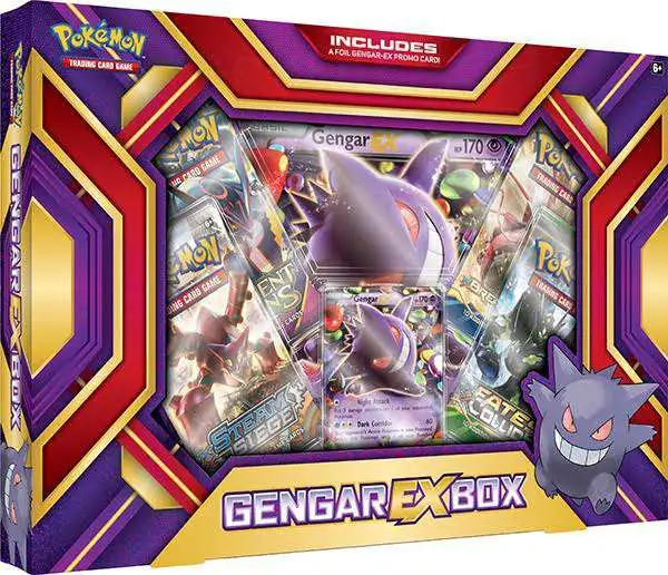 Pokemon Trading Card Game XY Gengar EX Box 4 Booster Packs, Promo