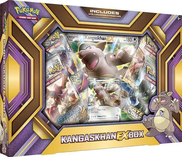 Pokemon TCG: Kangaskhan- Gx Box | 4 Booster Pack | A Foil Promo Code | A  Oversize Foil Card