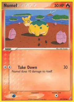 Pokemon EX Crystal Guardians Common Numel #59