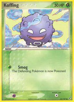 Pokemon Trading Card Game EX Deoxys Common Koffing #62 [Lightly Played]