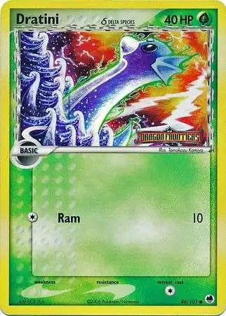 Pokemon EX Dragon Frontiers Common Dratini (Delta Species) #46