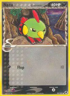 Pokemon EX Dragon Frontiers Common Natu (Delta Species) #55 [Lightly Played]