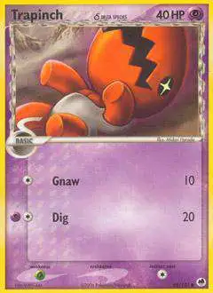 Pokemon EX Dragon Frontiers Common Trapinch (Delta Species) #68 [Lightly Played]