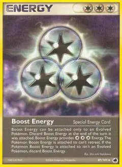 Pokemon EX Dragon Frontiers Reverse Holo Boost Energy #87