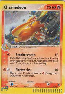 Pokemon Trading Card Game EX Dragon Holo Rare Charmeleon #99 [Damaged]