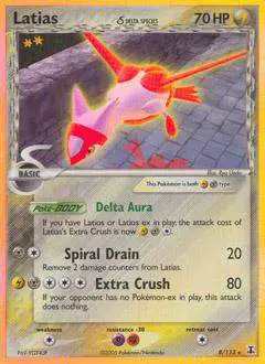 Pokemon EX Delta Species Holo Rare Latias #8 [Lightly Played]