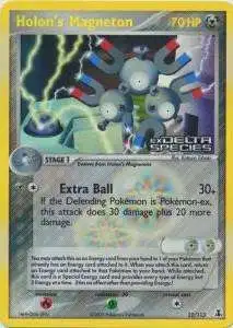 Pokemon EX Delta Species Rare Holon's Magneton #22 [Reverse Holofoil] [Lightly Played]