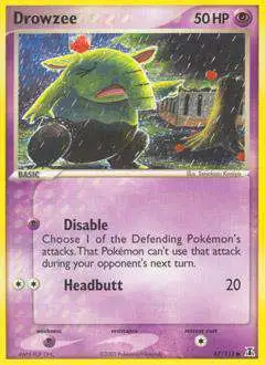 Pokemon EX Delta Species Common Drowzee #67 [Lightly Played]