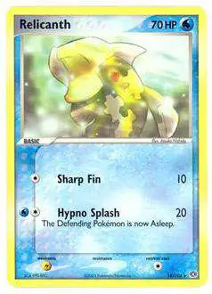 Pokemon EX Emerald Rare Relicanth #18 [Moderately Played]