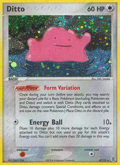 Pokemon EX Fire Red & Leaf Green Reverse Holo Ditto #4 [Lightly Played]
