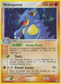 Pokemon EX Fire Red & Leaf Green Holo Rare Nidoqueen #9 [Damage]