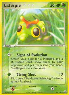 Pokemon EX Fire Red & Leaf Green Common Caterpie #56