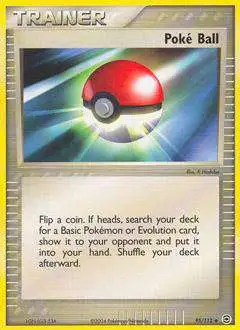 Pokemon EX Fire Red & Leaf Green Uncommon Poke Ball #95