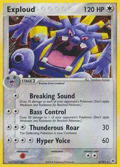 Pokemon Hidden Legends Holo Rare Exploud #6 [Near Mint]