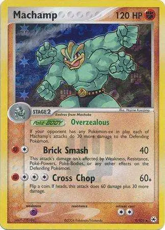 Pokemon EX Hidden Legends Reverse Holo Machamp #9