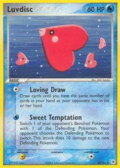 Pokemon EX Hidden Legends Reverse Holo Luvdisc #40 [Moderately Played]