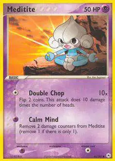 Pokemon EX Hidden Legends Common Meditite #65