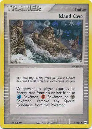 Pokemon EX Hidden Legends Reverse Holo Island Cave #89
