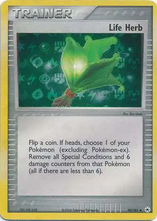 Pokemon EX Hidden Legends Reverse Holo Life Herb #90