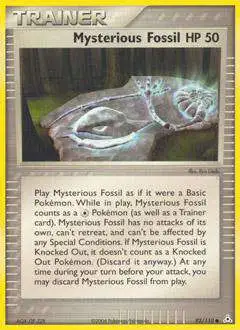 Pokemon EX Holon Phantoms Uncommon Mysterious Fossil #92