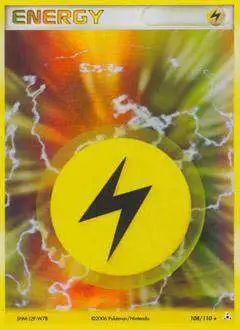 Pokemon EX Holon Phantoms Holo Rare Lightning Energy #108 [Lightly Played]