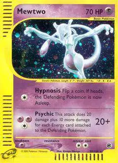 Pokemon Expedition Base Set Rare Holo Mewtwo #20