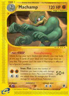 Pokemon Expedition Base Set Rare Machamp #51
