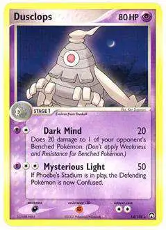 Pokemon EX Power Keepers Rare Dusclops #14 [Lightly Played]