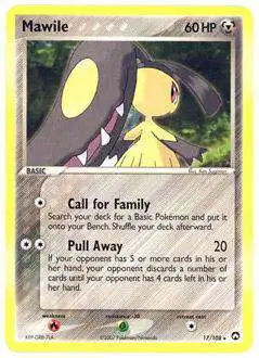 Pokemon EX Power Keepers Rare Mawile #17 [Lightly Played]