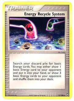 Pokemon EX Power Keepers Uncommon Energy Recycle System #73