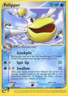 Pokemon EX Ruby & Sapphire Rare Pelipper #19 [Lightly Played]