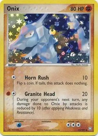Pokemon EX Team Rocket Returns Single Card Reverse Holo Onix 69 - ToyWiz Pokemon EX Team Rocket Returns Single Card Reverse Holo Onix 69 - ToyWiz