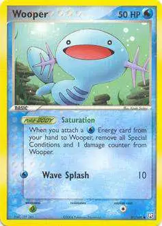 Pokemon EX Team Rocket Returns Common Wooper #81