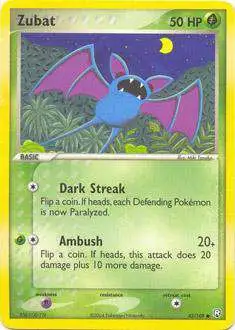 Pokemon EX Team Rocket Returns Common Zubat #82