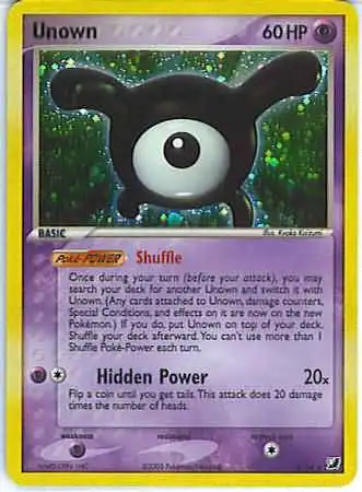 Unown D, EX Unseen Forces, TCG Card Database