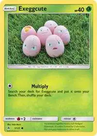 Pokemon Trading Card Game Sun & Moon Forbidden Light Common Exeggcute #1